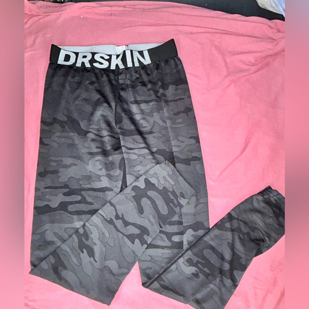 Drskin Black Camo Leggings
